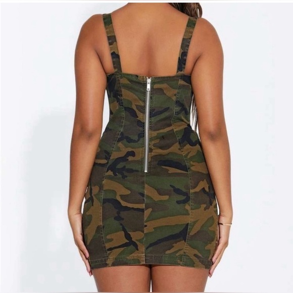 Naked Wardrobe The Camo Mini Dress, Size X-Small, $128 - Picture 3 of 7